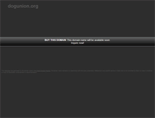 Tablet Screenshot of dogunion.org